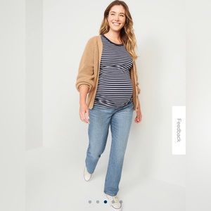 Full Panel boyfriend Maternity Jeans size 18 short